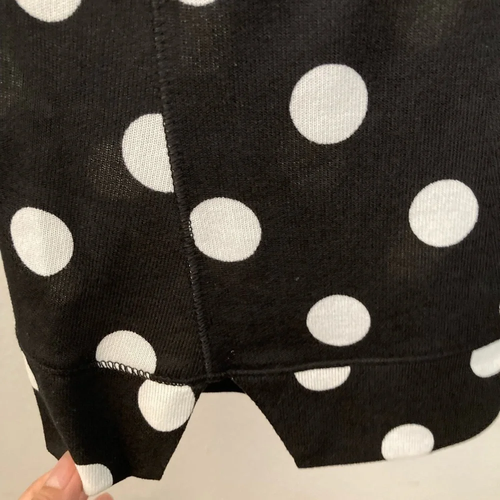 KATE SPADE Polka Dot Black & White Long Sleeves Dress Size Small/Medium BNWT